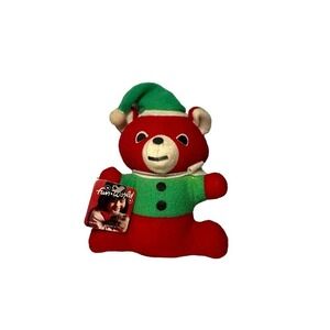 Vintage Fun World small stuffed Christmas bear